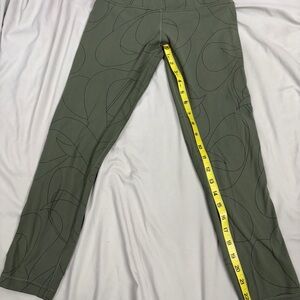 Lululemon Athletica Olive Green Leggings
